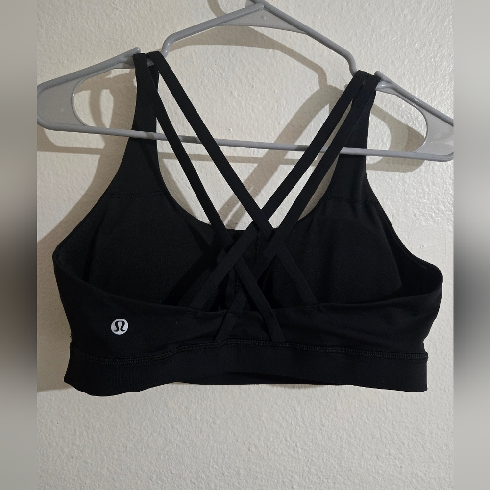 lululemon athletica Black Strappy Sports Bra - Women's Intimates - Picture 3 of 6
